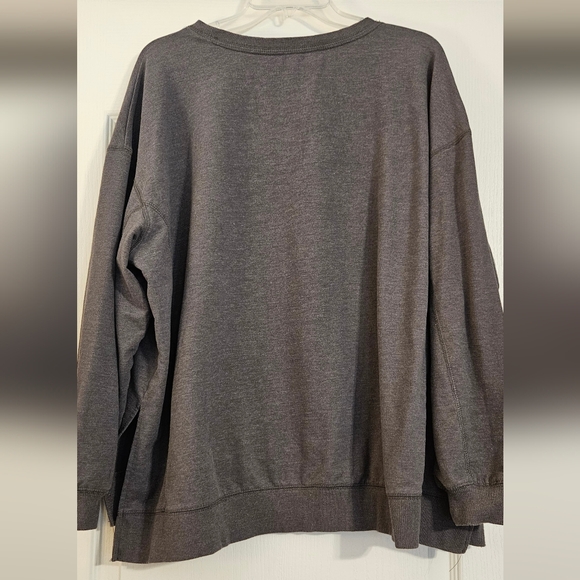 Wildfox XXL Gray Long Sleeve Sweatshirt - Picture 5 of 5